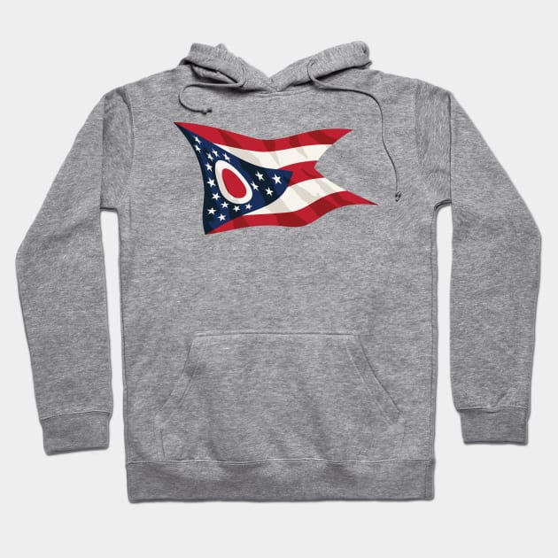 Ohio State Flag Hoodie by hobrath